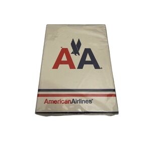 American Airlines Playing Cards Sealed Poker Size US Playing Card Co AA Vintage